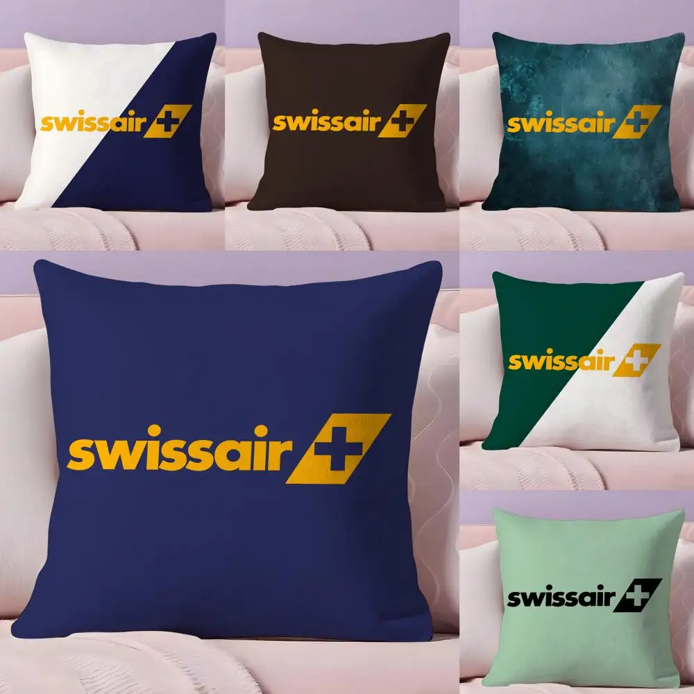 Swissair Travel Souvenir Design S-Swissair Pillow Case Silky Short Plush With Invisible Zipper Dustproof Sofa Cushion Cover
Swissair Travel Souvenir Design S-Swissair Pillow Case Silky Short Plush With Invisible Zipper Dustproof Sofa Cushion Cover