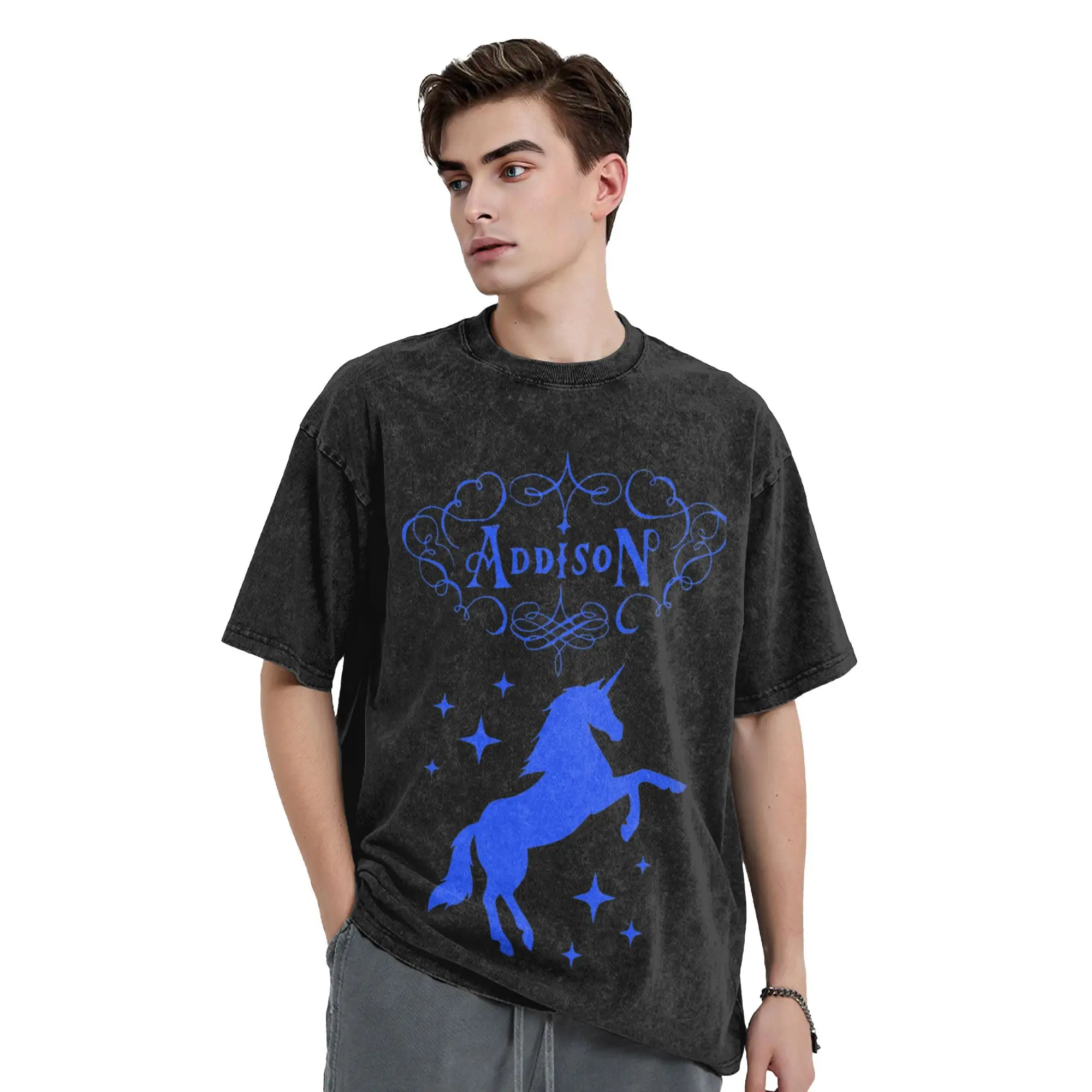 Addison Rae Washed T Shirt Streetwear Hip Hop Novelty T-Shirts Tee Shirt for Men Women Short Sleeve High Street Graphic
Addison Rae Washed T Shirt Streetwear Hip Hop Novelty T-Shirts Tee Shirt for Men Women Short Sleeve High Street Graphic
