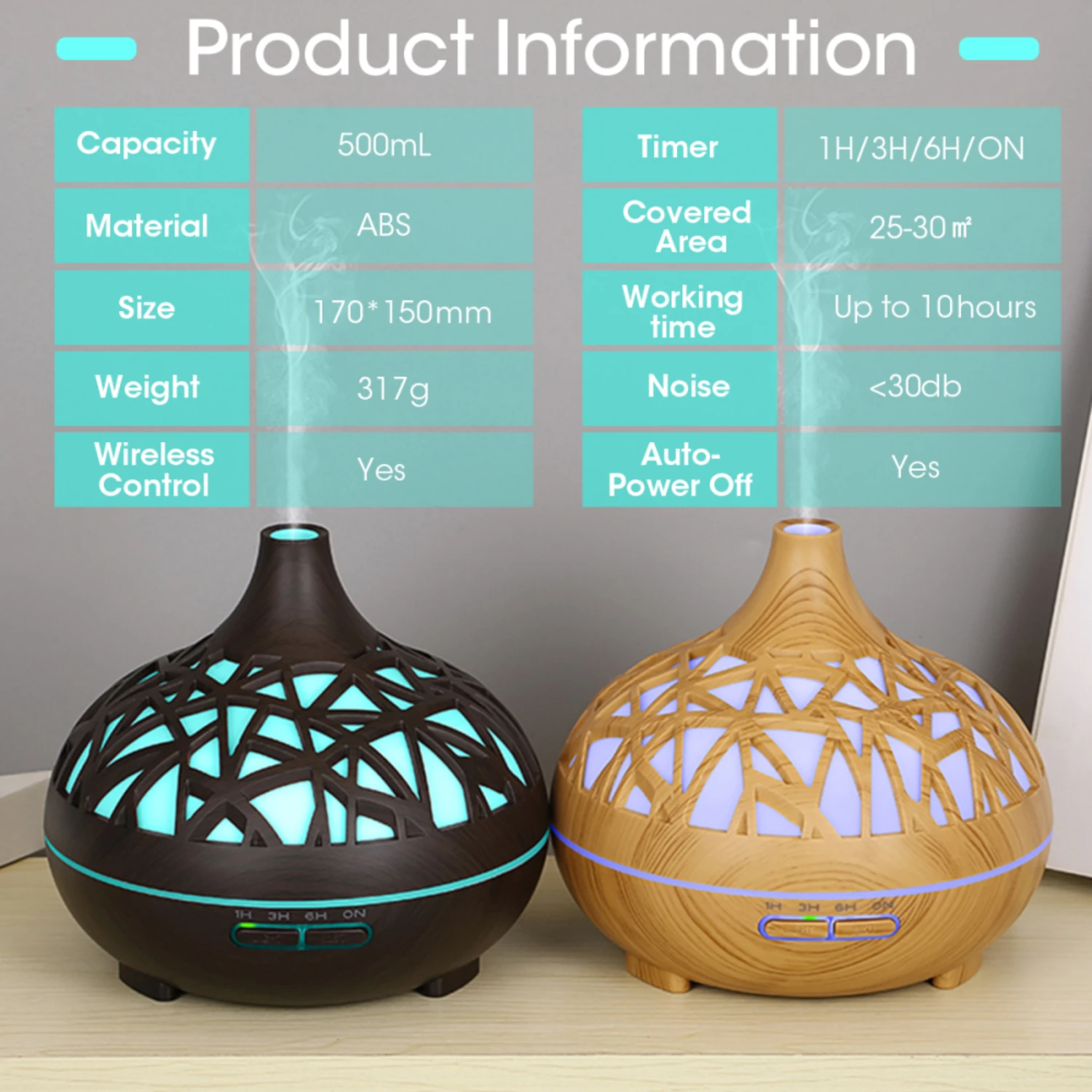 New te essential oils for ultimate relaxation and rejuvenation. The stylish design features a cool hollow wood grain finish, cre
New te essential oils for ultimate relaxation and rejuvenation. The stylish design features a cool hollow wood grain finish, cre