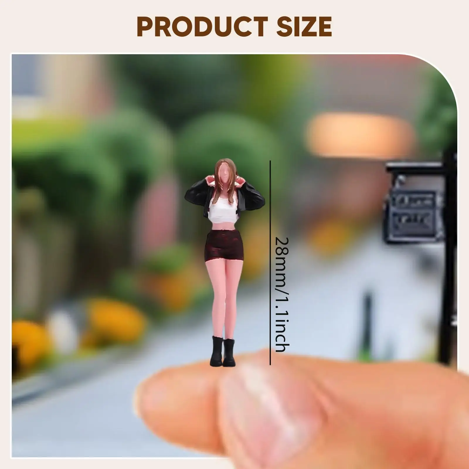 1/64 Cool Girl Figure Figurine Fairy Garden Sand Table Layout Decoration Micro
1/64 Cool Girl Figure Figurine Fairy Garden Sand Table Layout Decoration Micro