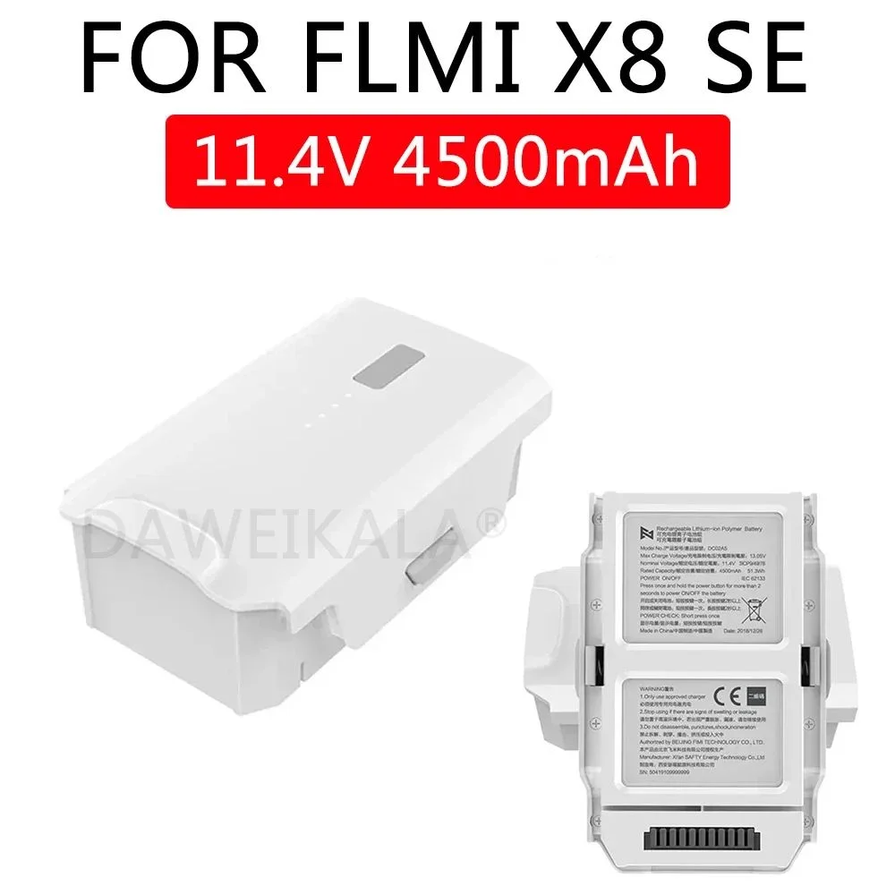 Для FIMI X8 SE Батарея для дрона X8 SE Smart RC Quadcopter Запасные части Батарея 11,4 В 4500 мАч Сменная батарея для запасных частей
Для FIMI X8 SE Батарея для дрона X8 SE Smart RC Quadcopter Запасные части Батарея 11,4 В 4500 мАч Сменная батарея для запасных частей
