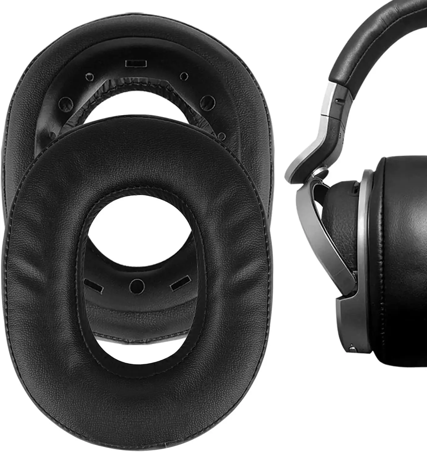 Replacement Ear Pads Compatible with Sony MDR-HW700 MDR-HW700DS Wireless Headphones,Ear Pads with Softer Protein Leather
Replacement Ear Pads Compatible with Sony MDR-HW700 MDR-HW700DS Wireless Headphones,Ear Pads with Softer Protein Leather