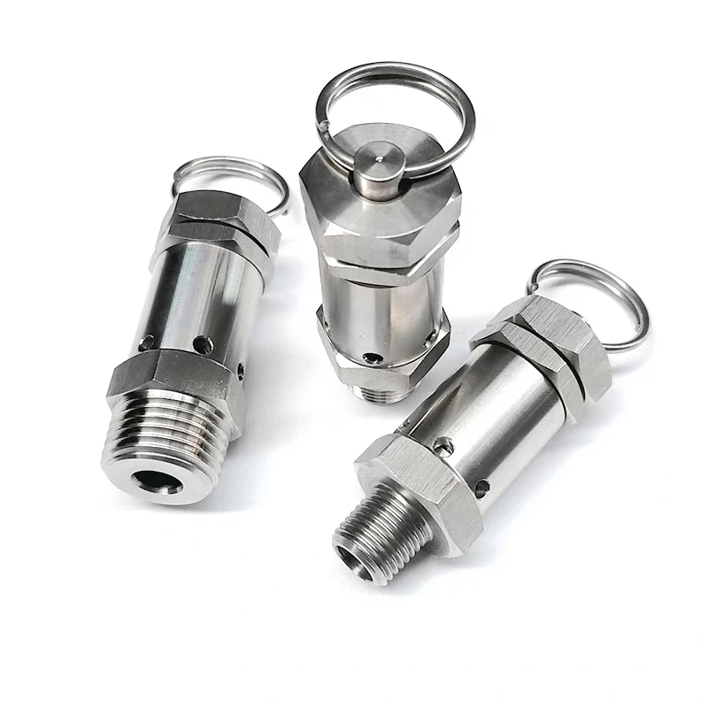 1/4"1/2" BSPT Male 0.5 1 2 3 -10 Bar Adustable 304 Stainless Sanitary Spring Pressure Relief Safety Valve Air Compressor
1/4"1/2" BSPT Male 0.5 1 2 3 -10 Bar Adustable 304 Stainless Sanitary Spring Pressure Relief Safety Valve Air Compressor
