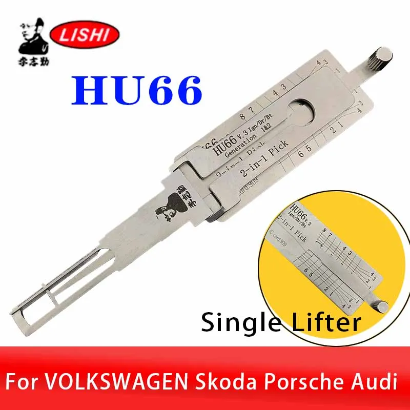 Original HU66 Single Lifter Lishi 2in1 For VOLKSWAGEN Audi Porsche Jetta Golf Skoda Car Door Opens tool Locksmiths tool
Original HU66 Single Lifter Lishi 2in1 For VOLKSWAGEN Audi Porsche Jetta Golf Skoda Car Door Opens tool Locksmiths tool