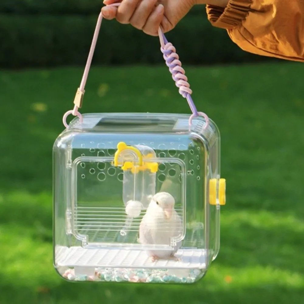 New Clear Bird Carrier Cage PET Secure Closure Transport Case Ventilated Lightweight Outdoor Bird Cage Pet Supplies
New Clear Bird Carrier Cage PET Secure Closure Transport Case Ventilated Lightweight Outdoor Bird Cage Pet Supplies