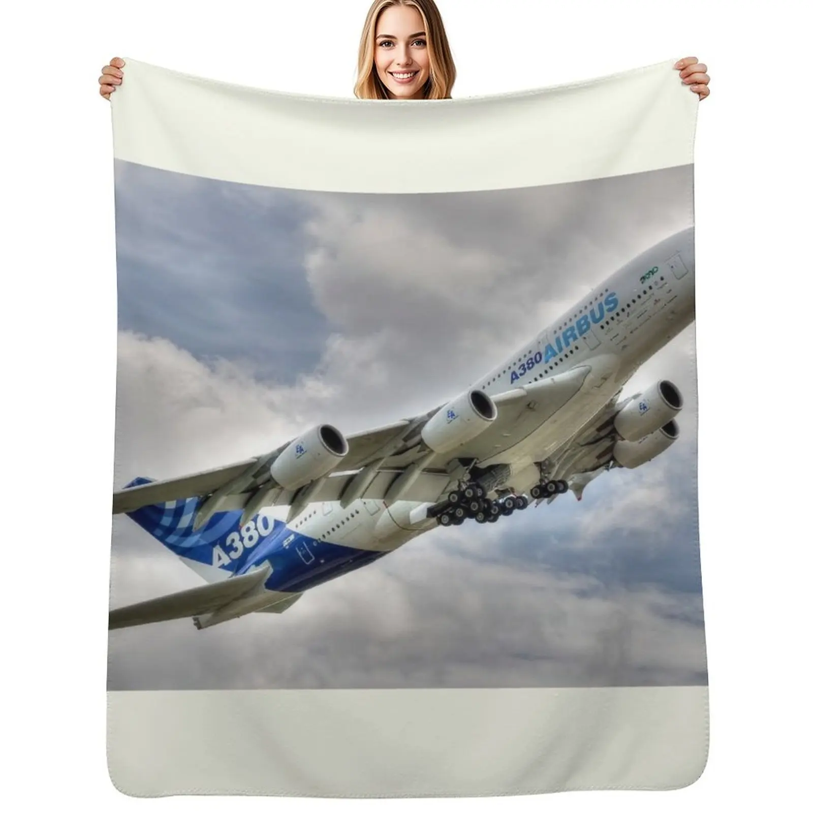 Airbus A380 Throw Blanket Machine Washable Soft Warm Blanket
Airbus A380 Throw Blanket Machine Washable Soft Warm Blanket