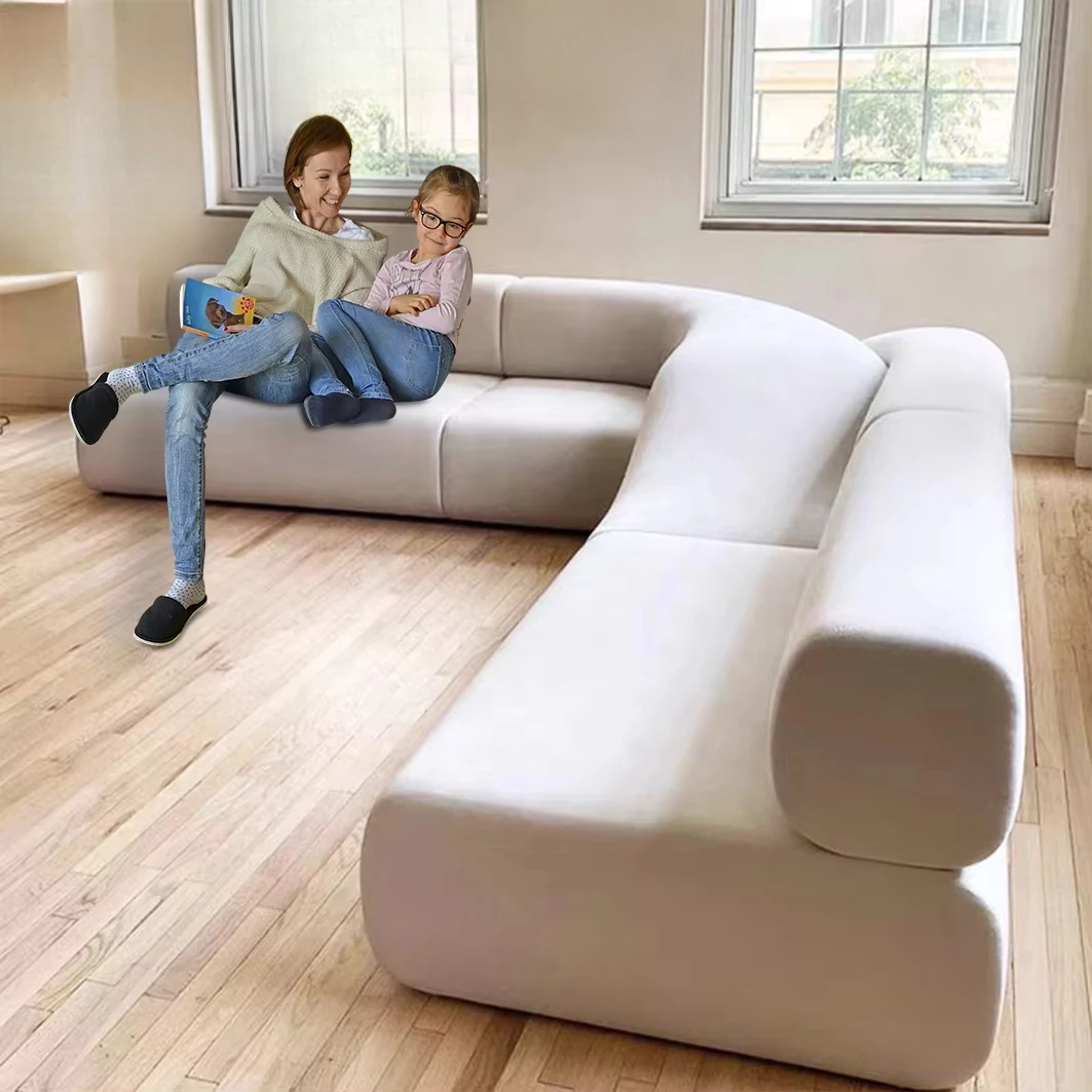 Nordic simple cream swan flannel soft bag L-shaped solid wood sofa outdoor living room home lobby reception set
Nordic simple cream swan flannel soft bag L-shaped solid wood sofa outdoor living room home lobby reception set