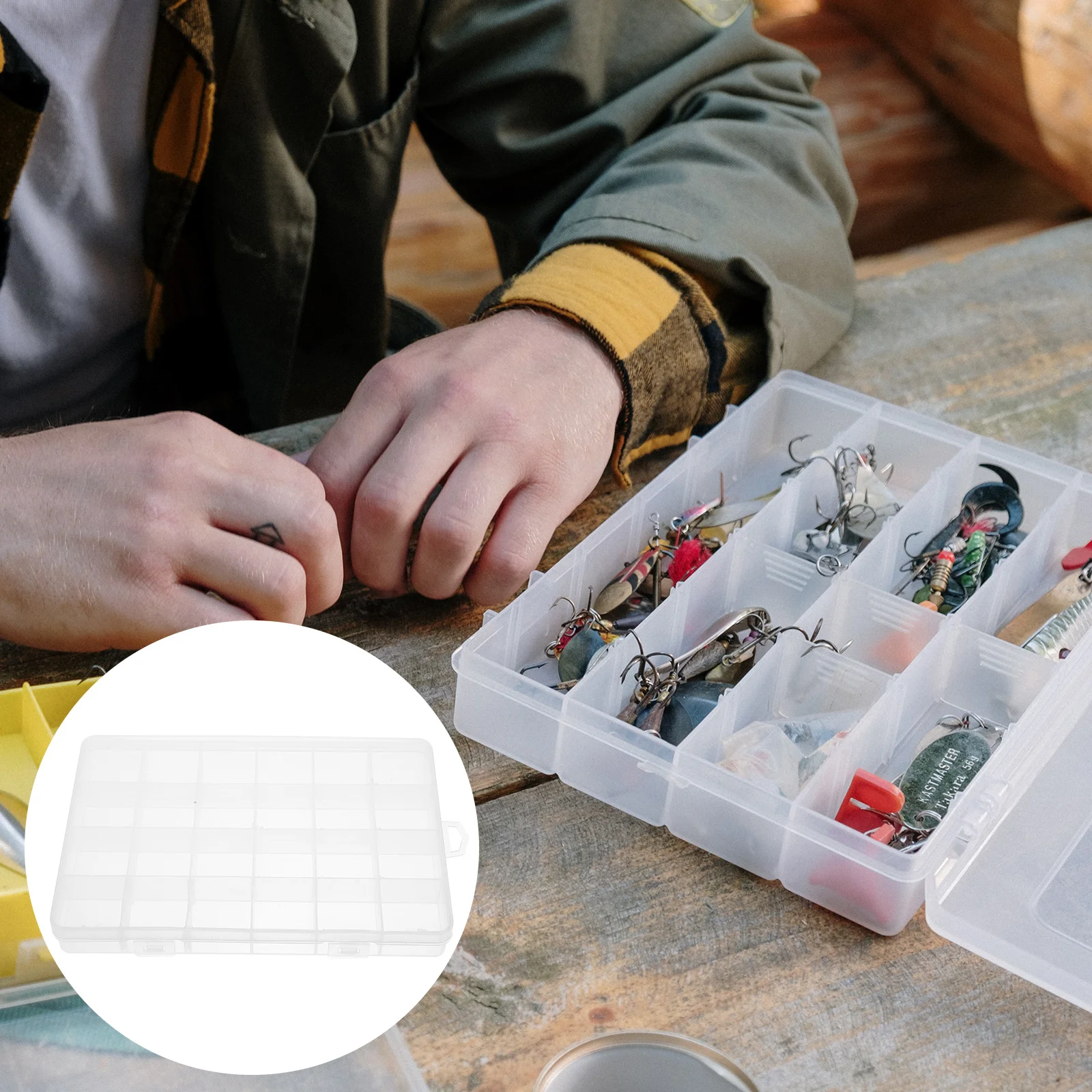 3 Pcs Storage Box Fishing Hook Organizer Tackle Case Craft Organizers and Tray Pp
3 Pcs Storage Box Fishing Hook Organizer Tackle Case Craft Organizers and Tray Pp