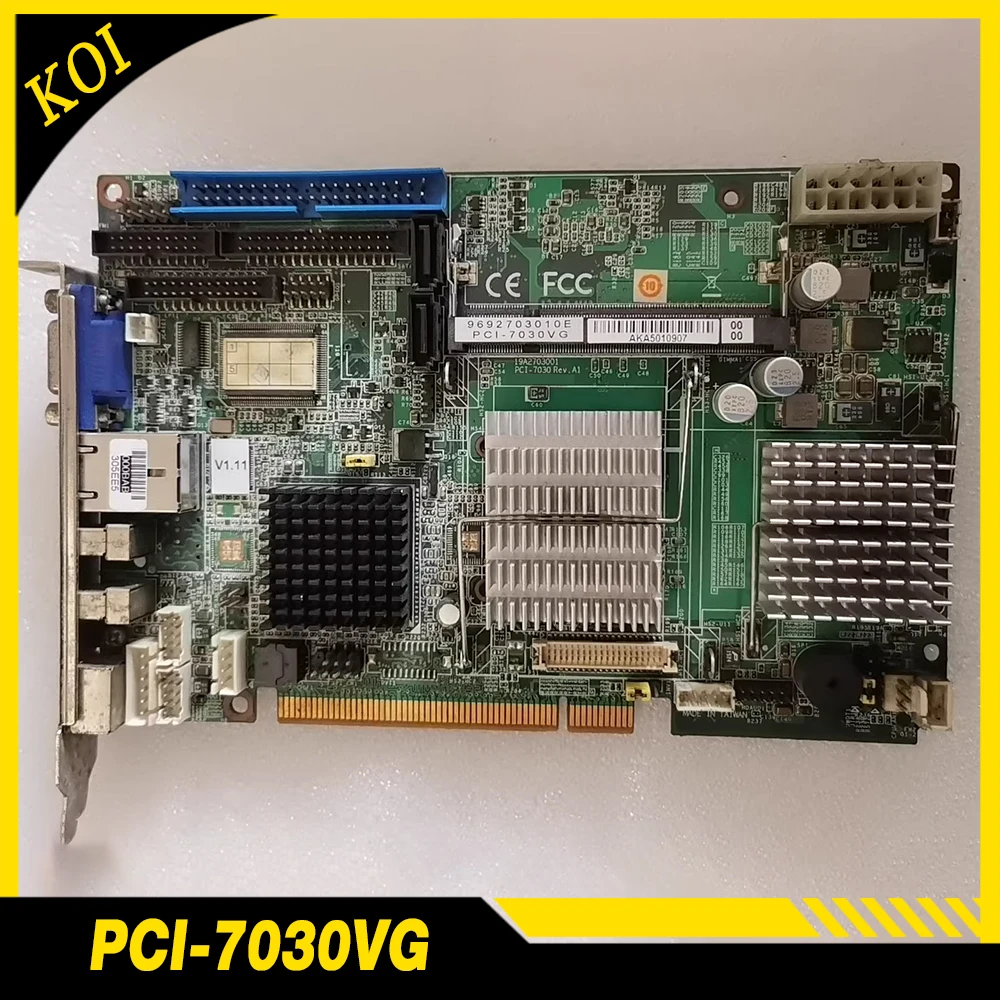 Оригинальная материнская плата компьютера промышленного управления Advantech PCI-7030VG с одним сетевым портом 
Оригинальная материнская плата компьютера промышленного управления Advantech PCI-7030VG с одним сетевым портом