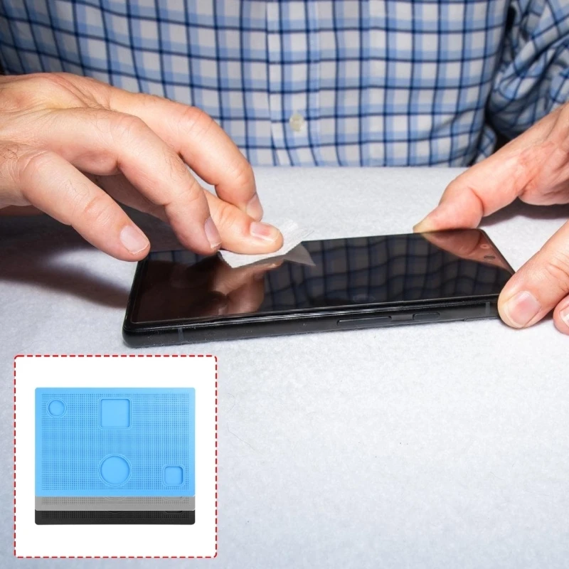 Screen Film Installation Work Pad with Textured Phone Repair Area and Sectioned Tray Layout for Store Service Work D2RD
Screen Film Installation Work Pad with Textured Phone Repair Area and Sectioned Tray Layout for Store Service Work D2RD