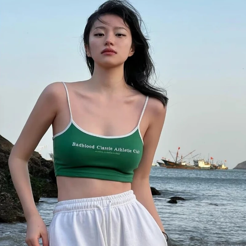 Сексуальная американская майка Csole с вышивкой букв для женщин, модная брендовая майка ort Length, облегающий дизайн Bal Design
Сексуальная американская майка Csole с вышивкой букв для женщин, модная брендовая майка ort Length, облегающий дизайн Bal Design