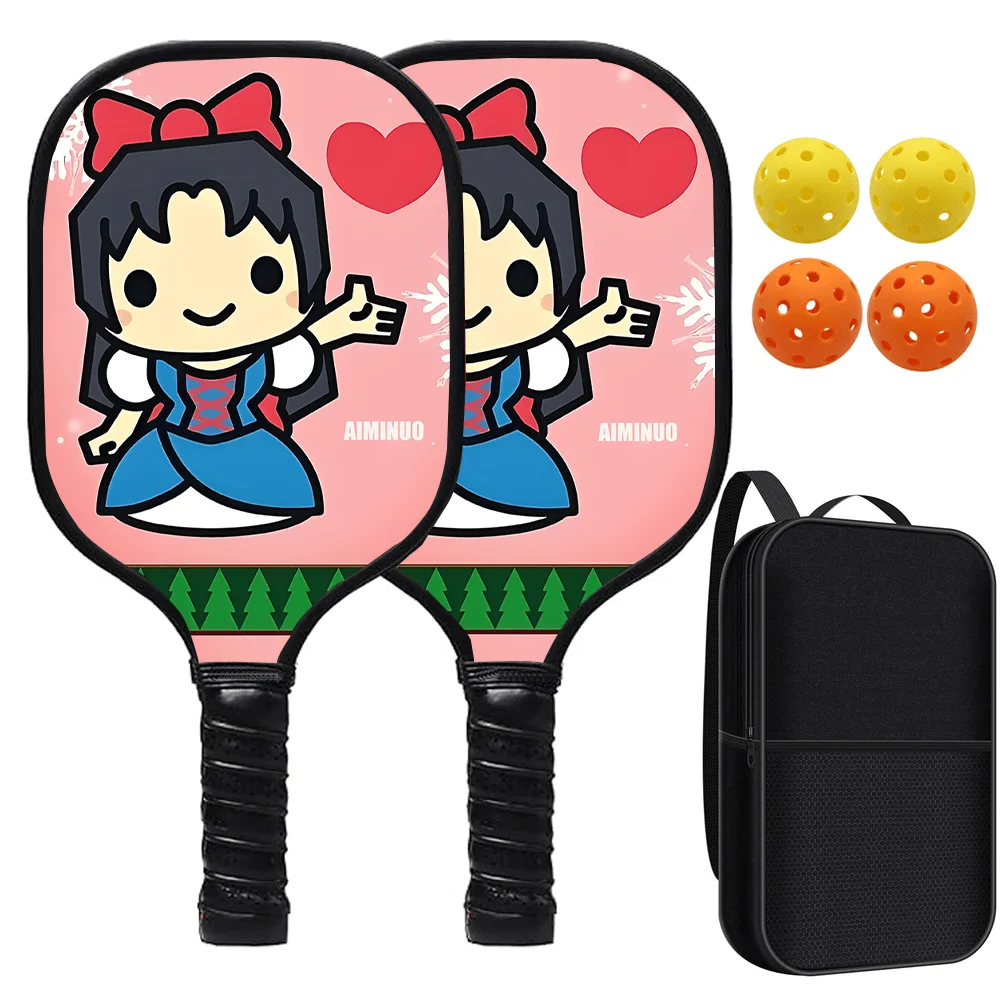 Pickleball Paddle Set 2PCS with Balls and Bag Fiberglass Rackets Lightweight Non-Slip Grip for Beginners Outdoor Play
Pickleball Paddle Set 2PCS with Balls and Bag Fiberglass Rackets Lightweight Non-Slip Grip for Beginners Outdoor Play