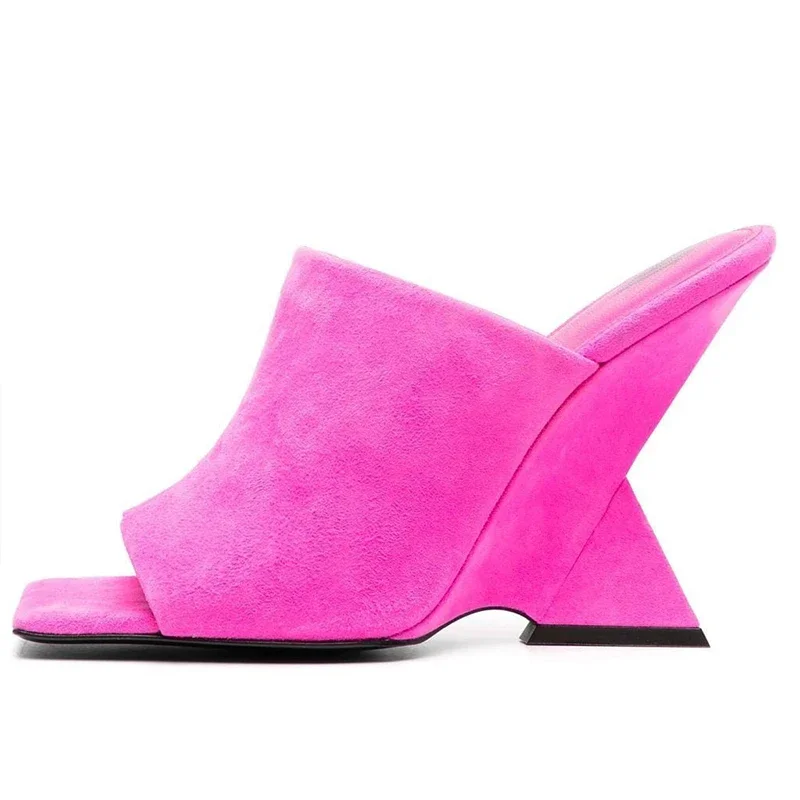 Rose Red Square Toe Shaped Heel Slippers Woman Summer 2025 Green Open Toe Slingback Wedge Sandals High Heel Shoes for Women
Rose Red Square Toe Shaped Heel Slippers Woman Summer 2025 Green Open Toe Slingback Wedge Sandals High Heel Shoes for Women
