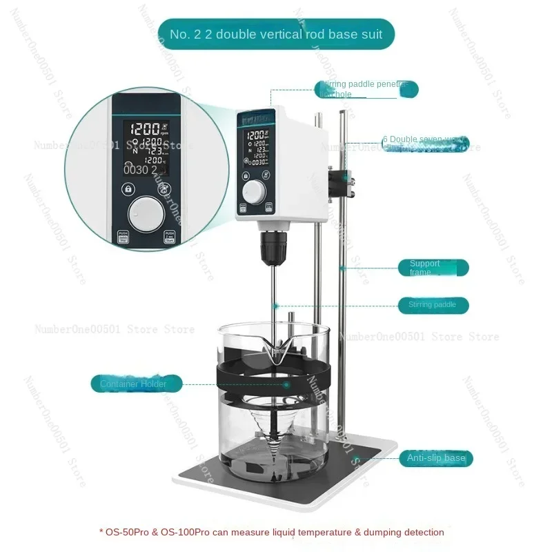 Electric mixer Digital display Constant speed industrial machinery Dispersion mixer Top type small -095
Electric mixer Digital display Constant speed industrial machinery Dispersion mixer Top type small -095