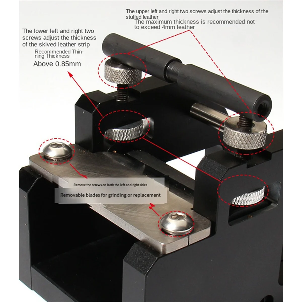 A83Z DIY Leather Craft Belt Adjustable Cutting Thinning Tool Manual Leather Splitter & Skiving Machine Aluminum Handmade
A83Z DIY Leather Craft Belt Adjustable Cutting Thinning Tool Manual Leather Splitter & Skiving Machine Aluminum Handmade