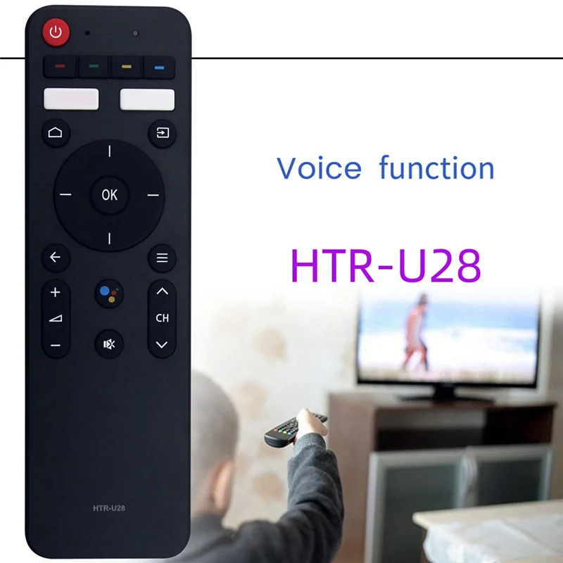HTR-U28 Voice Remote Control For Haier Android Smart TV Voice Remote Control H55S6UG H65S6UG
HTR-U28 Voice Remote Control For Haier Android Smart TV Voice Remote Control H55S6UG H65S6UG