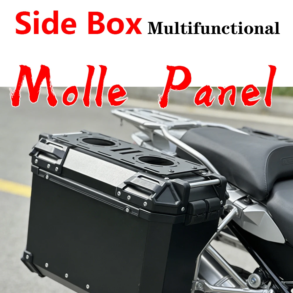 NewTac Motorcycle Top Case Molle Panel Quick-Mounting aluminum Tactical Storage Box Universal Side Box Modular Organizer 1 so
NewTac Motorcycle Top Case Molle Panel Quick-Mounting aluminum Tactical Storage Box Universal Side Box Modular Organizer 1 so