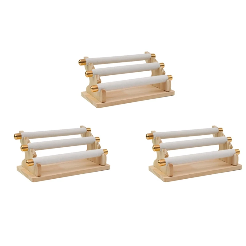 НОВИНКА-3X 3-х уровневая деревянная подставка для ювелирных изделий Держатель для колец, Т-образная витрина для ювелирных изделий и органайзер Белый
НОВИНКА-3X 3-х уровневая деревянная подставка для ювелирных изделий Держатель для колец, Т-образная витрина для ювелирных изделий и органайзер Белый