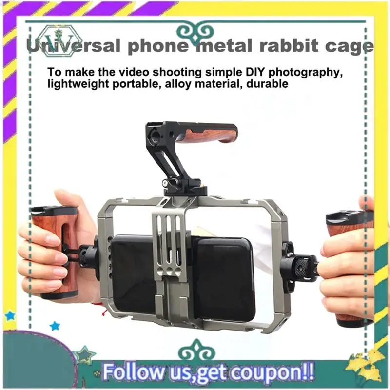 NEW Smartphone Video Rig Cage Filmmaking Case Handheld Phone Video Stabilizer Grip Tripod Mount Stand Frame Easy To Use
NEW Smartphone Video Rig Cage Filmmaking Case Handheld Phone Video Stabilizer Grip Tripod Mount Stand Frame Easy To Use