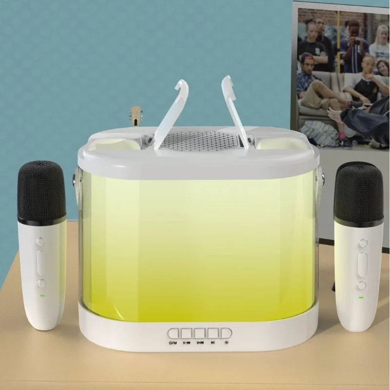 Outdoor Portable Bluetooth Speaker Microphone Karaoke Integrated Audio Children's Home Singing
Outdoor Portable Bluetooth Speaker Microphone Karaoke Integrated Audio Children's Home Singing