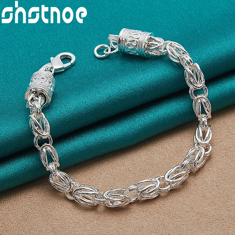 SHSTONE 925 Sterling Silver Dragon Head Chain Bracelet For Women Man Party Birthday Anniversary Accessories Fashion Fine Jewelry
SHSTONE 925 Sterling Silver Dragon Head Chain Bracelet For Women Man Party Birthday Anniversary Accessories Fashion Fine Jewelry