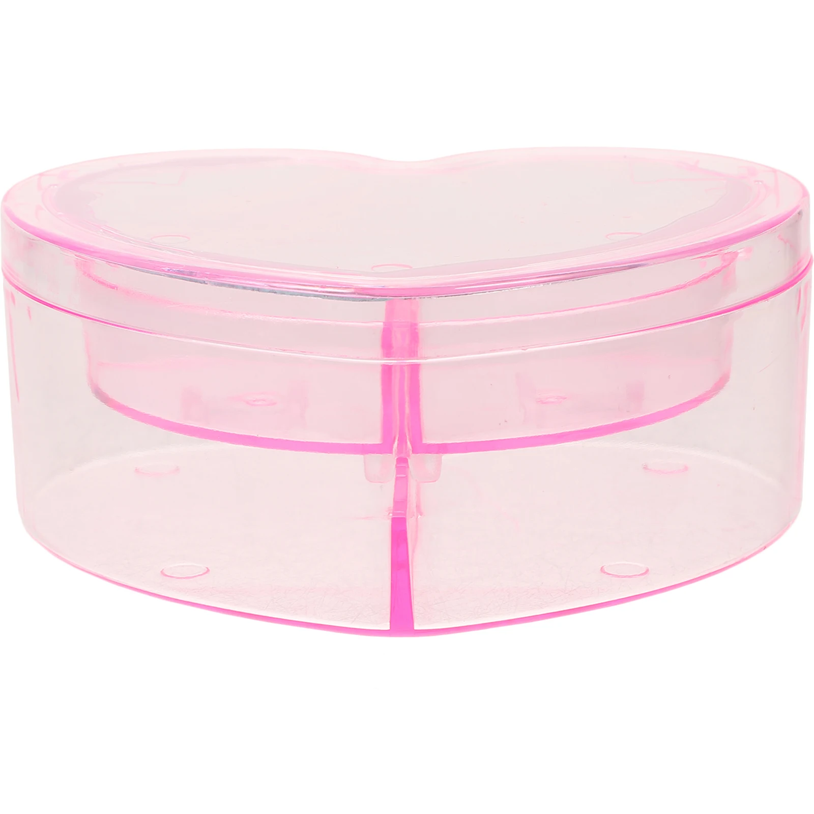 DIY Children Jewelry Heart Shaped Transparent Double Layer Storage Box Girls Accessories ganizer Kids Hair Accessory Case 
DIY Children Jewelry Heart Shaped Transparent Double Layer Storage Box Girls Accessories ganizer Kids Hair Accessory Case