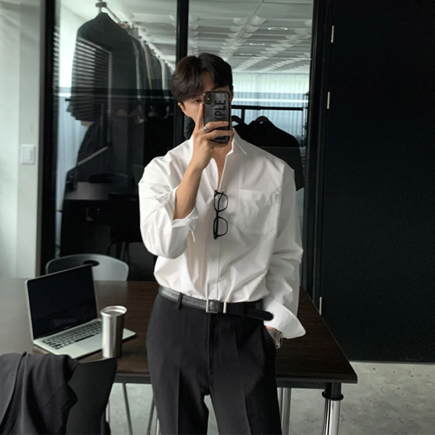 Italian High-End White Shirt Men's Temperance System Loose Long Sleeve Matures Cityboy Shirt Artistic Temperament Inch Shirt
Italian High-End White Shirt Men's Temperance System Loose Long Sleeve Matures Cityboy Shirt Artistic Temperament Inch Shirt