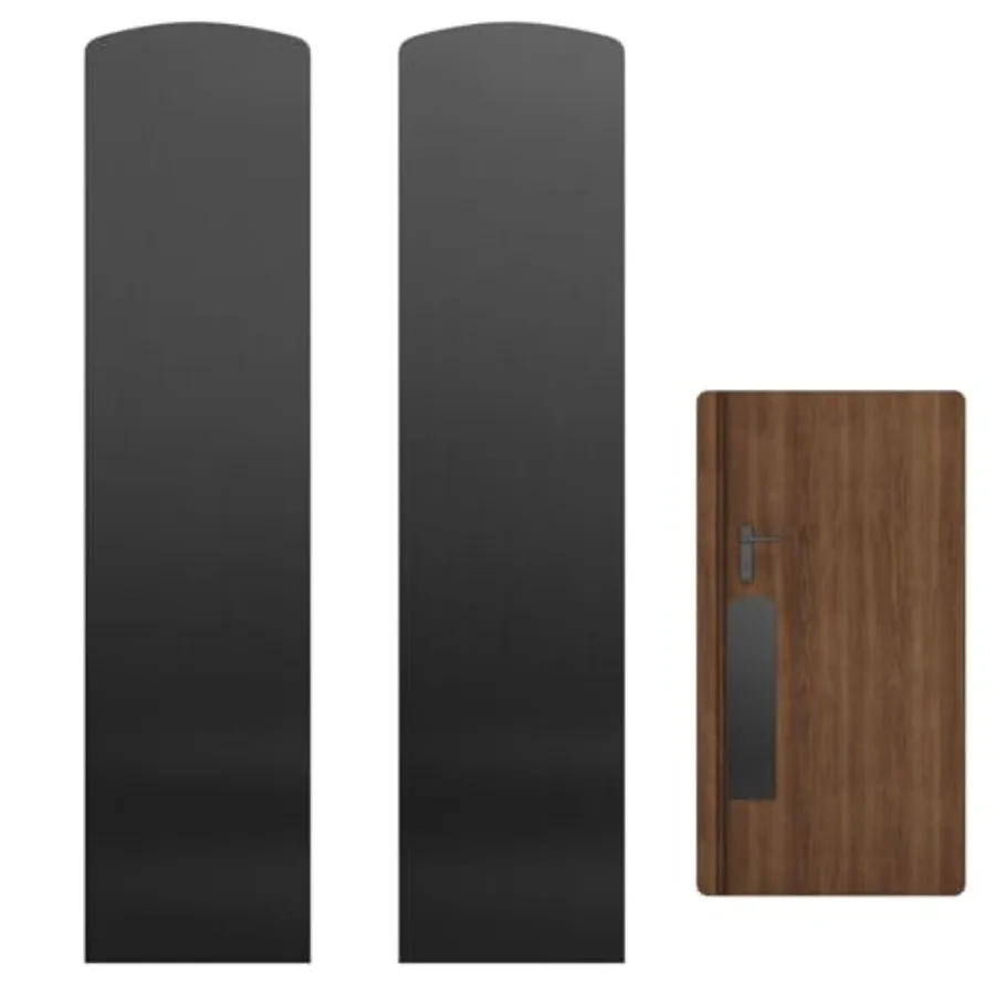 2 Pcs Door Scratch Protection Plate"", Stainless Steel Push Plate, Self Adhesive Kickplate for Interior, Exterior Doors Brushed
2 Pcs Door Scratch Protection Plate"", Stainless Steel Push Plate, Self Adhesive Kickplate for Interior, Exterior Doors Brushed