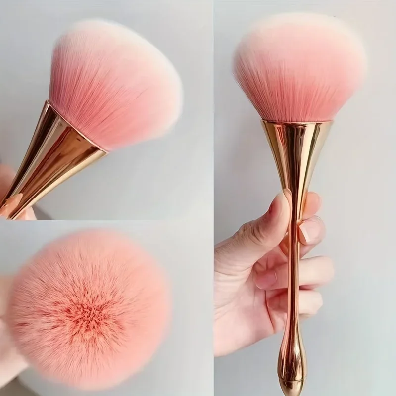Rose Golden Fan Makeup Brush,Cosmetic Brush Loose Powder Brush ,Highlighting Brush Blush Brush-Soft Hair Makeup Fixing
Rose Golden Fan Makeup Brush,Cosmetic Brush Loose Powder Brush ,Highlighting Brush Blush Brush-Soft Hair Makeup Fixing