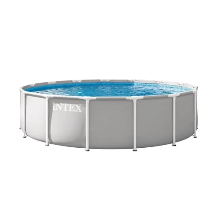 15 ft x 42 in Round Above Ground Pool Set with Steel Frame Blue Vinyl Liner 1000 GPH Cartridge Filter Pump Ladder Cover and Gro
15 ft x 42 in Round Above Ground Pool Set with Steel Frame Blue Vinyl Liner 1000 GPH Cartridge Filter Pump Ladder Cover and Gro