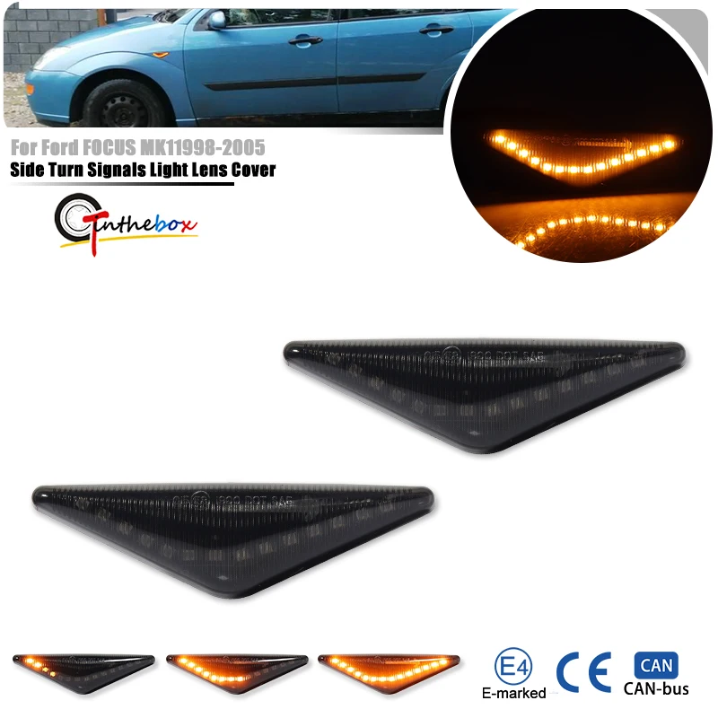 2pcs Dynamic LED Side Marker Light Signal Blinker For Ford Mondeo MK3 2000-2007 For Focus MK1 Turn Signal Indicator Light Car-st
2pcs Dynamic LED Side Marker Light Signal Blinker For Ford Mondeo MK3 2000-2007 For Focus MK1 Turn Signal Indicator Light Car-st