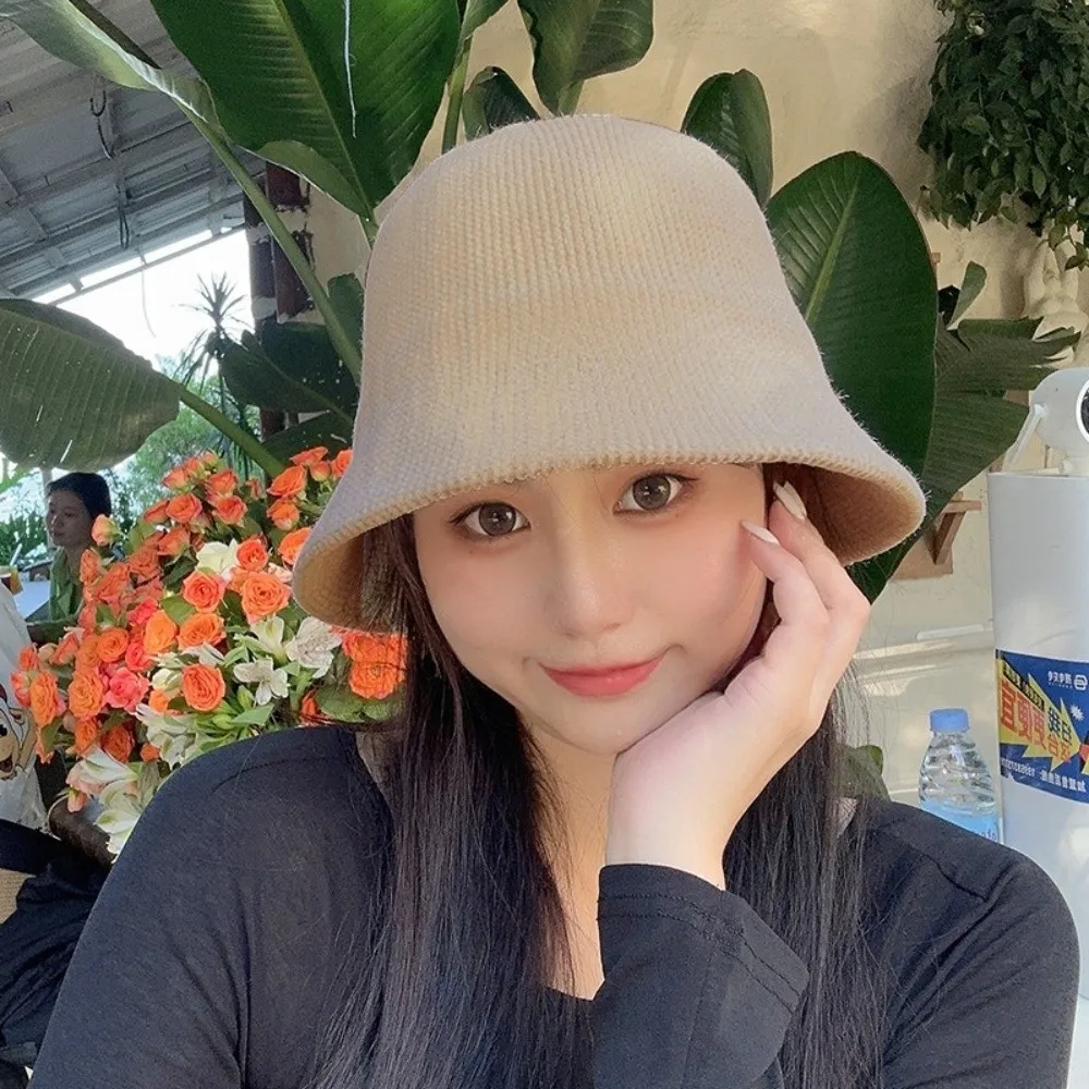 Casual Chenille Knitted Fisherman Hat Solid Color Cold-proof Women Panama Cap British Style Korean Style Bucket Hat Streetwear
Casual Chenille Knitted Fisherman Hat Solid Color Cold-proof Women Panama Cap British Style Korean Style Bucket Hat Streetwear
