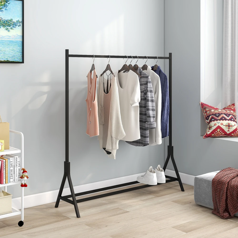 Garment Rack Freestanding Hanger Multi-functional Single Pole Bedroom Clothing Rack Bedroom, Black Coat Rack Stand
Garment Rack Freestanding Hanger Multi-functional Single Pole Bedroom Clothing Rack Bedroom, Black Coat Rack Stand