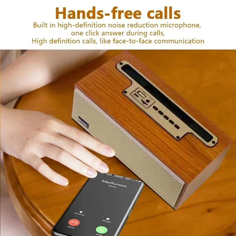 FM Radio Dropship Multifunction Wooden Wireless Subwoofer Remote Sound System Bluetooth Speaker TWS mobile phone holder Portable
FM Radio Dropship Multifunction Wooden Wireless Subwoofer Remote Sound System Bluetooth Speaker TWS mobile phone holder Portable