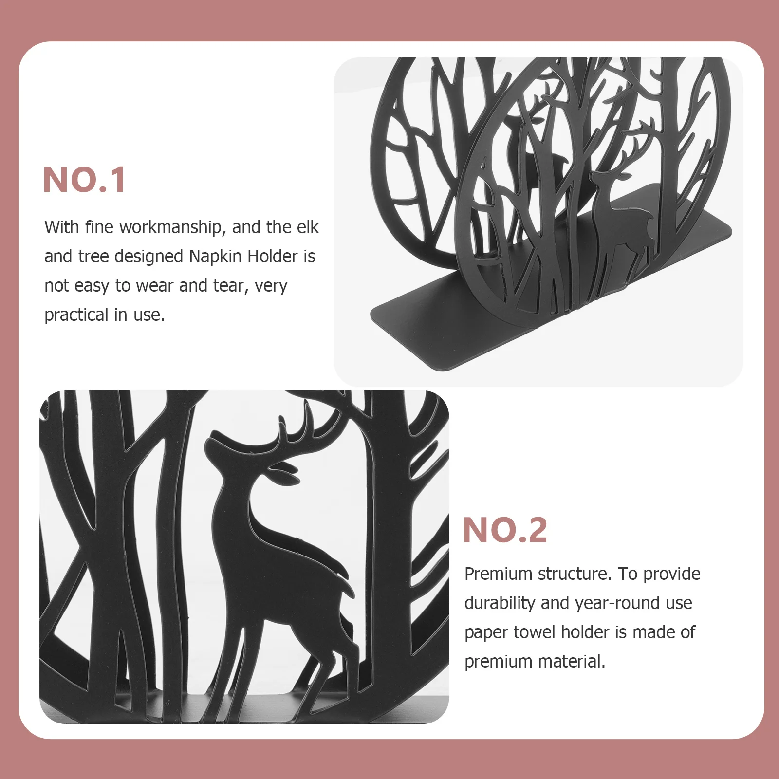 Metal Napkin Holder Hollow Owl Design Table Tissue Storage Stand Decorative Kitchen Dinner Bar Paper Napkin Rack
Metal Napkin Holder Hollow Owl Design Table Tissue Storage Stand Decorative Kitchen Dinner Bar Paper Napkin Rack