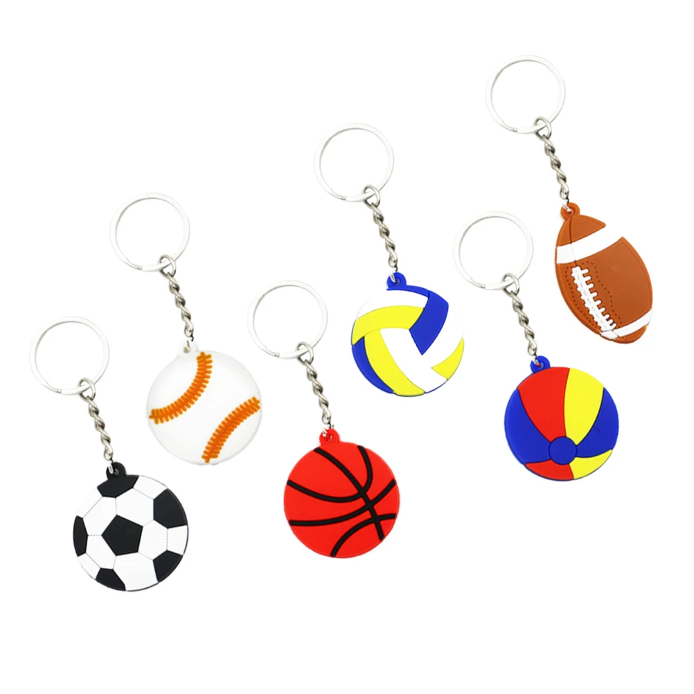 30PCS PVC Ball Keychain Sports BasketBall Baseball Handbag Hanging Pendant Rugby Key Ring Gifts Packaging Box Bag Party Favor
30PCS PVC Ball Keychain Sports BasketBall Baseball Handbag Hanging Pendant Rugby Key Ring Gifts Packaging Box Bag Party Favor