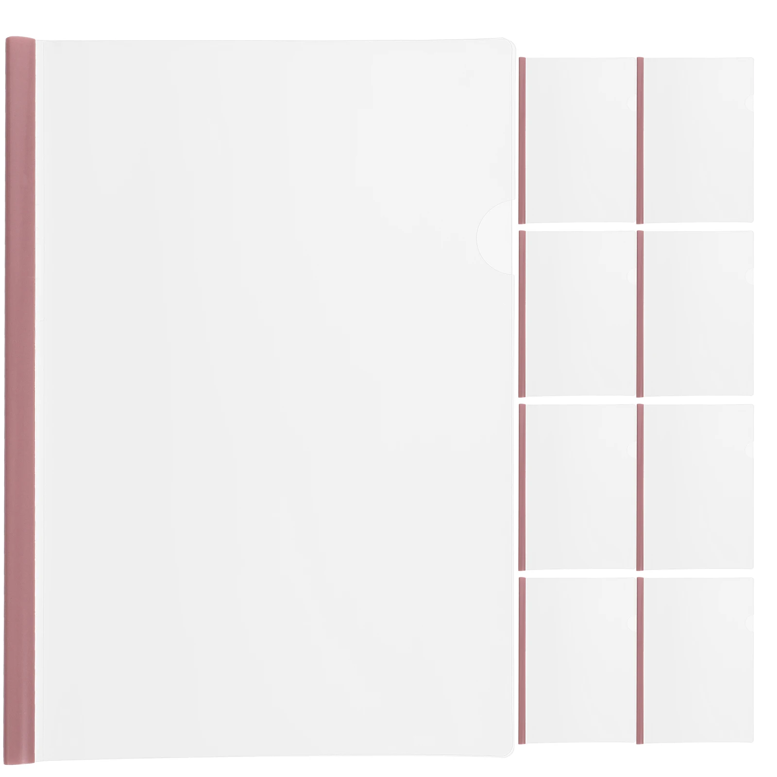 10pcs Transparent Drawbar Book Cover Folders Clear Clips Paper Tie Rod Documents Plastic Lightweight Office School ganizers
10pcs Transparent Drawbar Book Cover Folders Clear Clips Paper Tie Rod Documents Plastic Lightweight Office School ganizers