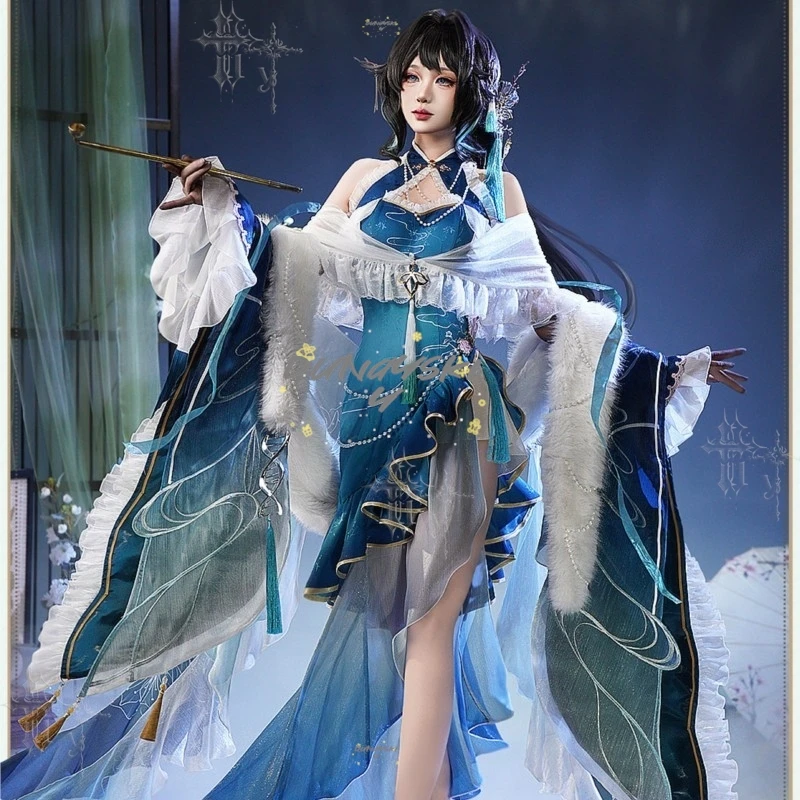 Honkai Star Rail Ruan Mei Cosplay Dress High Quality Chinese Style Cheongsam Sexy Outfit For Women Halloween Party
Honkai Star Rail Ruan Mei Cosplay Dress High Quality Chinese Style Cheongsam Sexy Outfit For Women Halloween Party