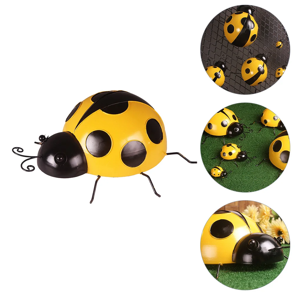 3pcs 3 Sizes Iron Ladybug Decorations Durable Garden Lawn Pond Pool Miniature Ornaments Outdoor Statue Simulated Garden Decor
3pcs 3 Sizes Iron Ladybug Decorations Durable Garden Lawn Pond Pool Miniature Ornaments Outdoor Statue Simulated Garden Decor