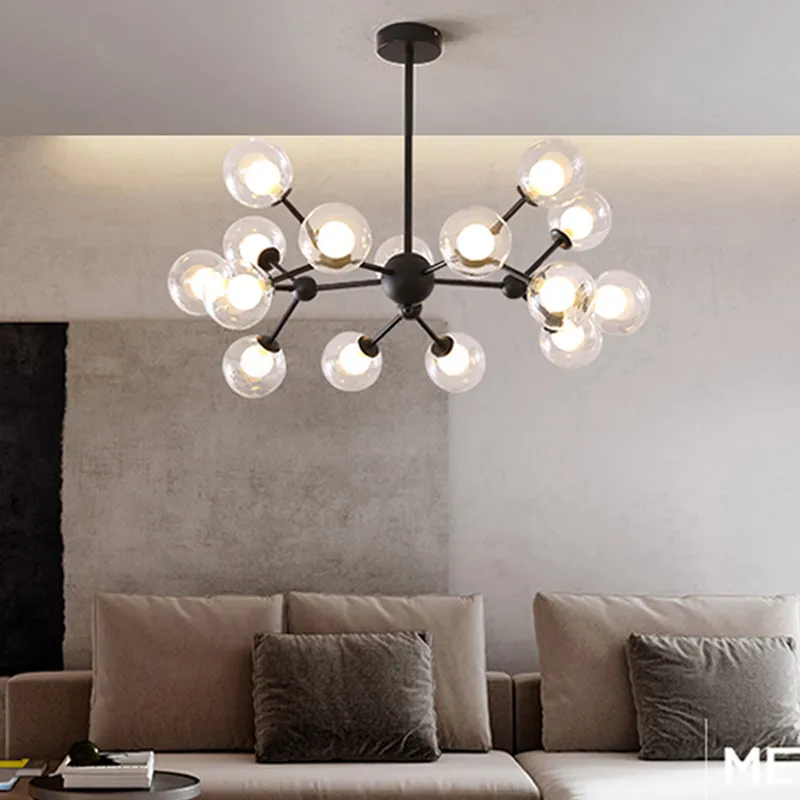 Modern Nordic Chandelier, Creative Molecule Pendant Light, Living Room Dining Room Decor, Black Gold Iron Art
Modern Nordic Chandelier, Creative Molecule Pendant Light, Living Room Dining Room Decor, Black Gold Iron Art