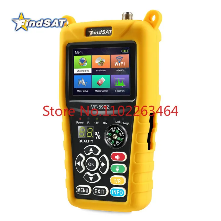 Genuine Satellite FindSATVF-8922 HD star finder star tuner Digital Receiver viewfinder with compass and flashlight
Genuine Satellite FindSATVF-8922 HD star finder star tuner Digital Receiver viewfinder with compass and flashlight