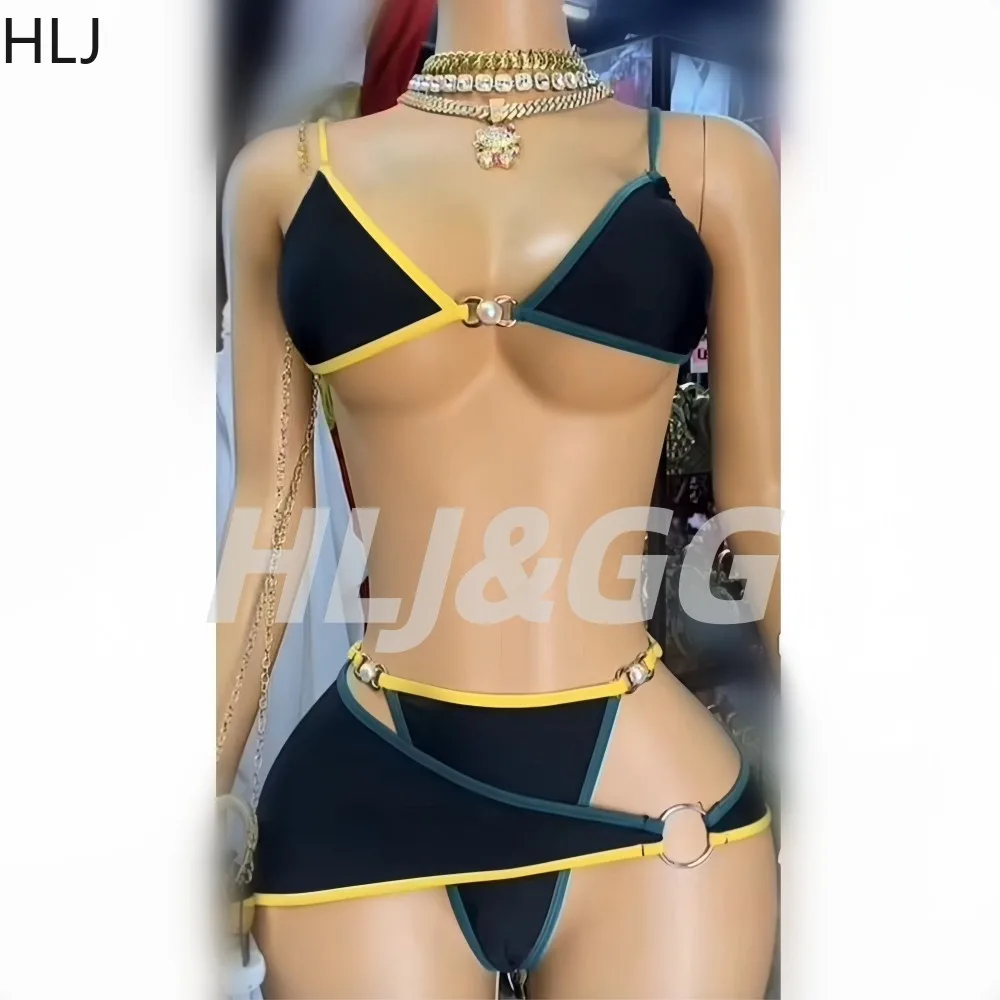 HLJ Sexy Color Block for Women SwimSuits Bra Bathing Suits 3 Piece Cover Up Three Piece Bikini Set Bathing Female Beachwear New
HLJ Sexy Color Block for Women SwimSuits Bra Bathing Suits 3 Piece Cover Up Three Piece Bikini Set Bathing Female Beachwear New
