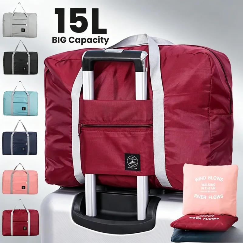 Lightweight Foldable Carry On Duffel Bag for Women Girls, Large Capacity Travel Bag for Sports Weekend & Overnight Trips
Lightweight Foldable Carry On Duffel Bag for Women Girls, Large Capacity Travel Bag for Sports Weekend & Overnight Trips
