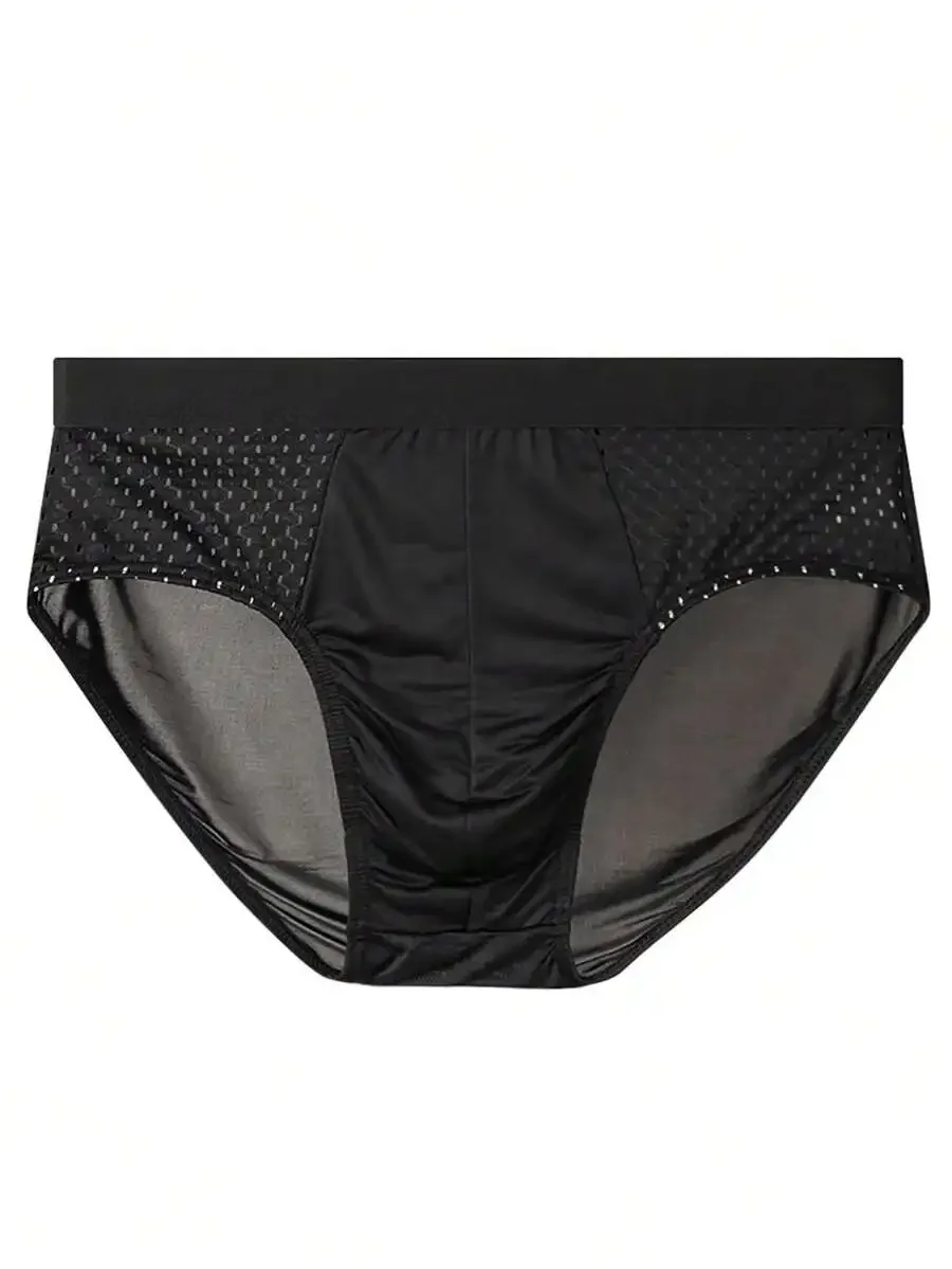 Mens Breathable Mesh Triangle Briefs Solid Color Comfortable Underwear
Mens Breathable Mesh Triangle Briefs Solid Color Comfortable Underwear