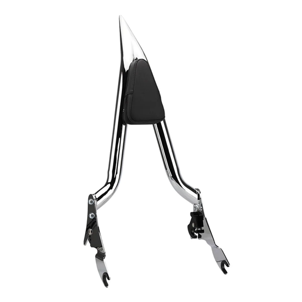 16 Inches Sissy Bar Detachable Passenger Backrest Rear Pad For Harley Touring Models 2009-2022 (Chrome)
16 Inches Sissy Bar Detachable Passenger Backrest Rear Pad For Harley Touring Models 2009-2022 (Chrome)