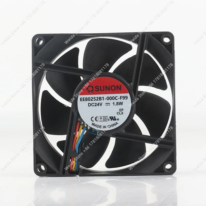 SUNON Precision EE80252B1-000C-F99 8025 80X80X25MM 8CM 5V 12V 48V DC24V 1.8W DC cooling fan
SUNON Precision EE80252B1-000C-F99 8025 80X80X25MM 8CM 5V 12V 48V DC24V 1.8W DC cooling fan