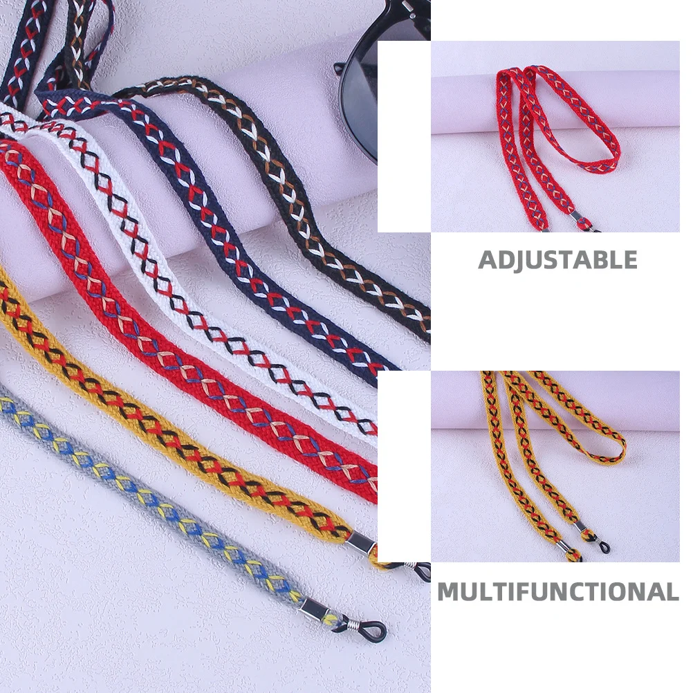4Pcs Adjustable Eyeglass Cords Sunglasses Neck Lanyard Retro Style Glasses Strap for Men Women Travel Accessories
4Pcs Adjustable Eyeglass Cords Sunglasses Neck Lanyard Retro Style Glasses Strap for Men Women Travel Accessories