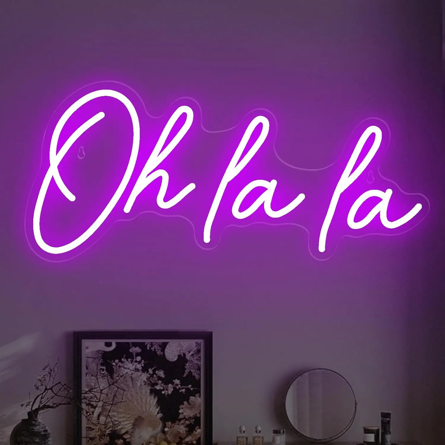 Oh La La Neon Sign USB Powered LED Neon Light for Party Bar Beauty Room Gaming Room Bedroom Decoration Gift Art Wall Light
Oh La La Neon Sign USB Powered LED Neon Light for Party Bar Beauty Room Gaming Room Bedroom Decoration Gift Art Wall Light