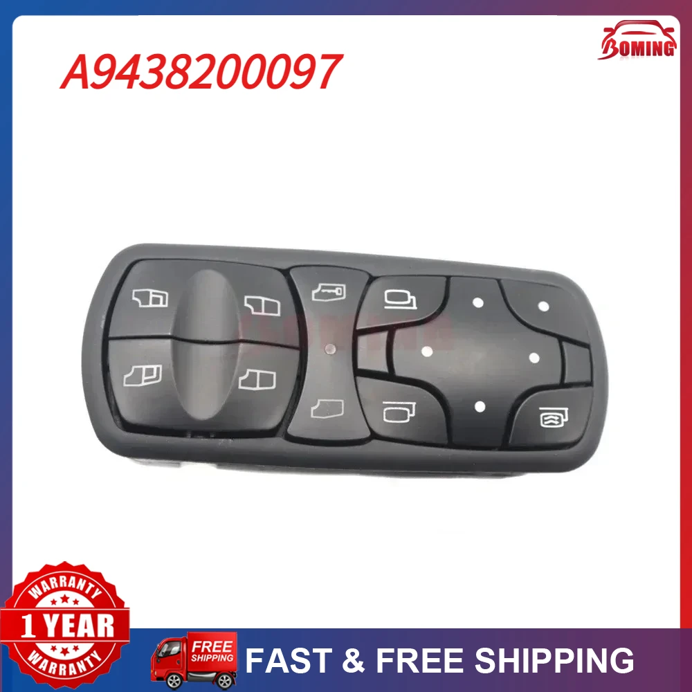 Car Power Window Control Master Switches For Mercedes-Benz Actros 2/3 943.899 9438200097 943 820 0097 A9438200097
Car Power Window Control Master Switches For Mercedes-Benz Actros 2/3 943.899 9438200097 943 820 0097 A9438200097