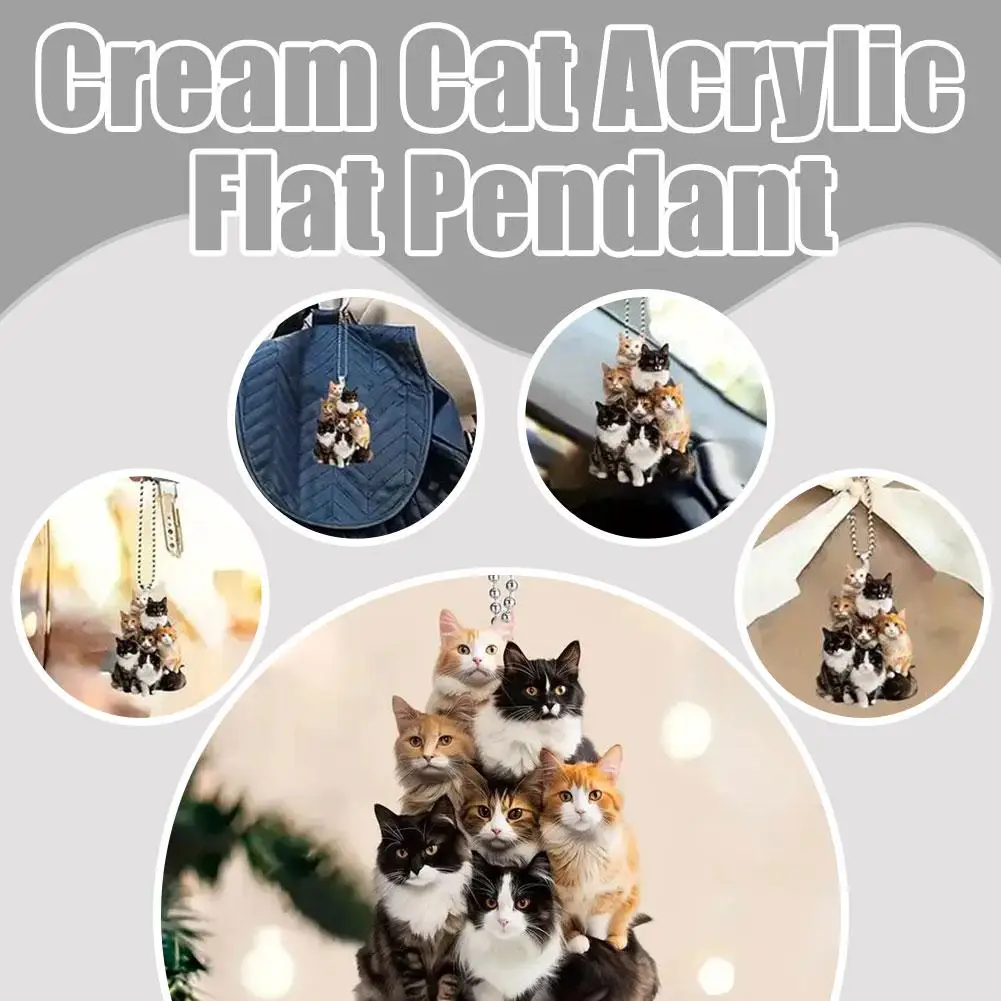 New Acrylic Flat 2D Cat Key Chain Creative Cross-Border Car Hot Key Pendant Tree Pendant Pendant Home Exquisite Gift O4O5
New Acrylic Flat 2D Cat Key Chain Creative Cross-Border Car Hot Key Pendant Tree Pendant Pendant Home Exquisite Gift O4O5